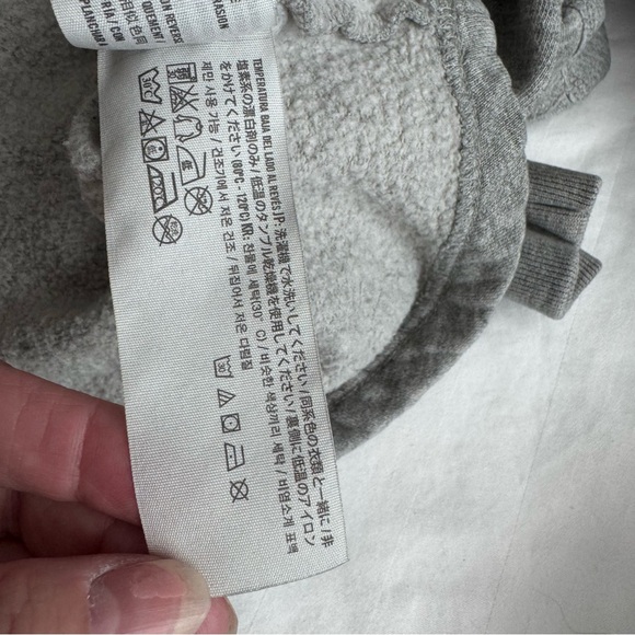 Hollister Gray Hoodie with Embroidered Graphic in Dk‎ Green Stitching, Small - Picture 15 of 15